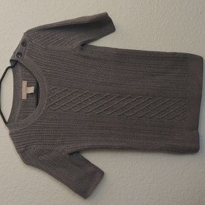 Banana Republic Gray short sleeve sweater. XS. So cute and soft. Professional.